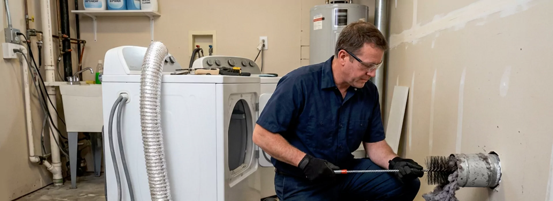 Clogged Dryer Vent Repair in Camden, New Jersey