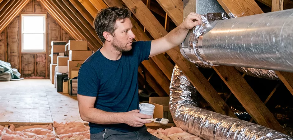 Duct Board Leak Repair in Camden