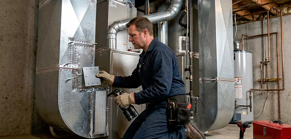 Supply and Return Plenum Repair in Camden