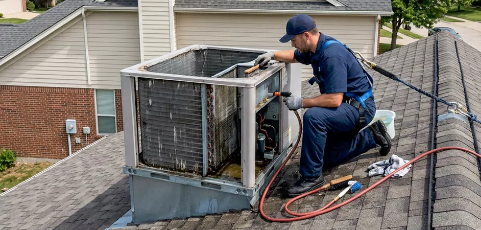 Rooftop Unit Cleaning in Camden