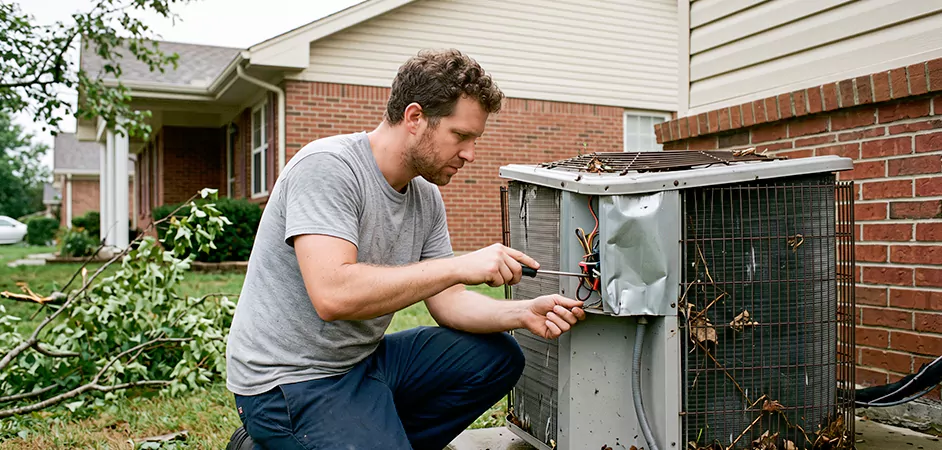 Storm Damage HVAC Restoration in Camden