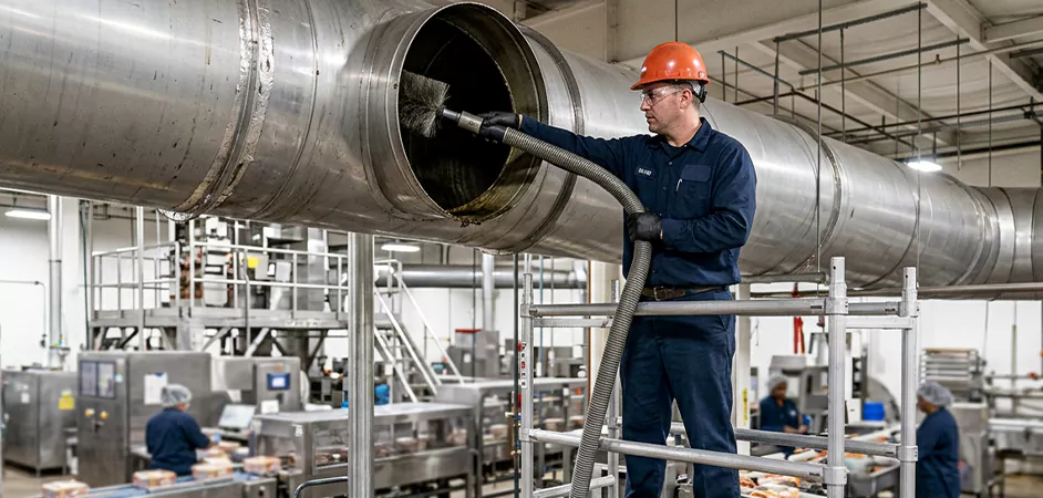 Food Processing Facility Duct Cleaning in Camden