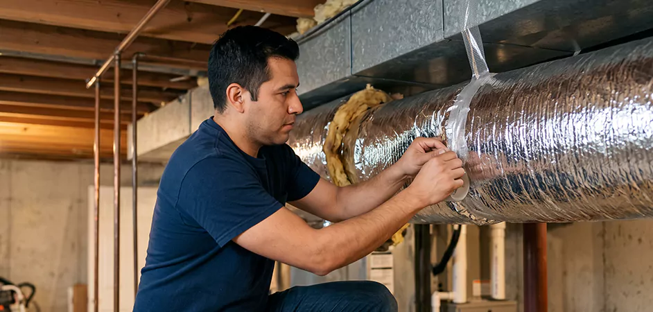 Duct Insulation Upgrade in Camden