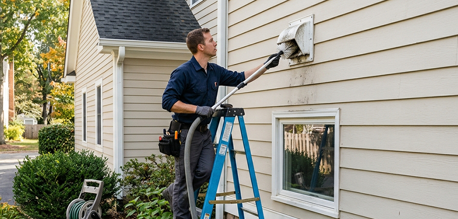 Exterior Vent Cap Cleaning in Camden
